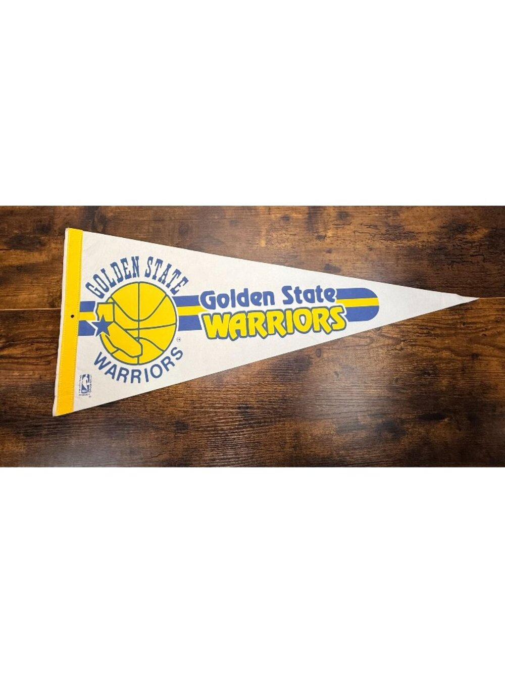 Vintage Golden State Warriors NBA Licensed Felt Pennant 30 inches